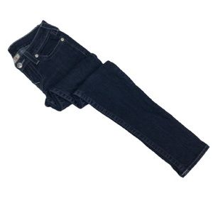 True Religion Dark Wash Flap Pocket Skinny Jeans